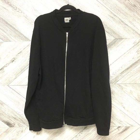 ASOS Sweaters - ASOS | Plus Size Black Sip Up Sweater Jacket 3XL